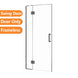 900*1950mm Gunmetal Grey Frameless Shower Door Only - NZHomeware