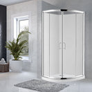 900*900*1900mm 2 - Panel Sliding Door Round Shower Box - NZHomeware