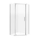 900*900*1900mm Diamond Swing Shower Glass Door and Return Only - NZHomeware