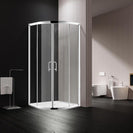 900*900*1900mm Round Sliding Shower Glass Door and Return Only - NZHomeware