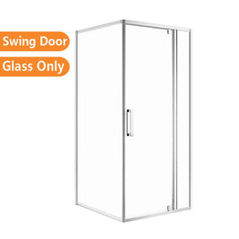 900*900*1900mm Swing Shower Glass Door and Return Only - NZHomeware
