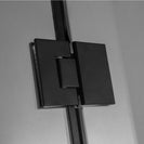 900*900*1950mm Black Frameless Swing Door Square Shower Box - NZHomeware