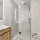 900*900*1950mm Chrome Frameless Shower Door & Return Panel - NZHomeware