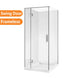 900*900*1950mm Chrome Frameless Swing Door Square Shower Box - NZHomeware