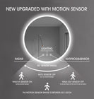 900mm Round LED Wall Mirror with Motion Sensor Auto On Demister Touch Switch 3 Colours Lighting on 20mm Rim - NZHomeware
