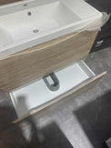 900mmx460mm Floor Standing MDF Vanity Single Polymarble Basin - NZHomeware