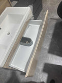 900mmx460mm Floor Standing MDF Vanity Single Polymarble Basin - NZHomeware