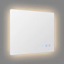 900x750mm Rectangle LED Mirror with Motion Sensor Demister Backlit Touch Switch 3 Colours Lighting Frameless - NZHomeware