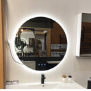 900x900mm Round LED Mirror with Motion Sensor Auto On Demister Backlit 3 Colours Lighting - NZHomeware