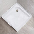 900x900mm Two Lips Square Shower Tray Center/Corner Waste - NZHomeware