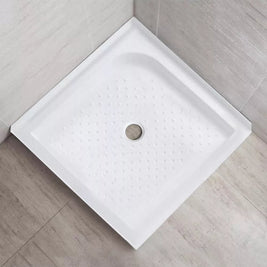 900x900mm Two Lips Square Shower Tray Center/Corner Waste - NZHomeware