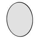 900x900x20mm Black Aluminum Framed Round Bathroom Wall Mirror - NZHomeware