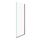 960*1950mm Black Walk In Frameless Shower Glass With 2 Channels - NZHomeware
