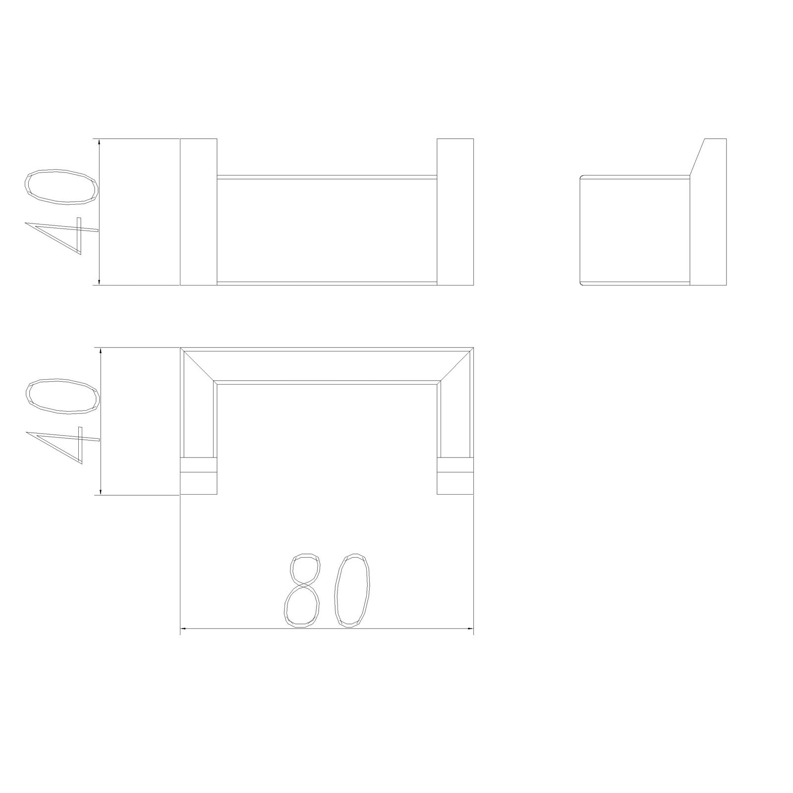 Omar Chrome Robe Hook size guide 1