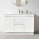 MADRID 1200MM Plywood Floor Standing Vanity - Gloss White Single Bowl