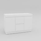 MADRID 1200MM Plywood Floor Standing Vanity - Gloss White Single Bowl