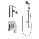All Pressures Basin Mixer/Shower Slide/Shower Mixer Combo Set
