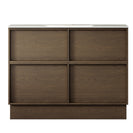 Essenza 1200mm Floor Standing Vanity Cabinet – Walnut Finish