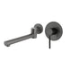 Euro Round Gunmetal Grey Bathtub/Basin Swivel Wall Spouts WIth Mixer Set