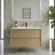 Heitor 750MM Wall Hung Fluted Plywood Vanity-Light Oak