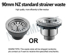 710x450x205mm 1.2mm Gunmetal Grey Stainless Steel Handmade Double Bowls Sink