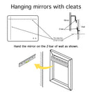 750x600mm Rectangle LED Mirror with Motion Sensor Demister Switch Backlit Touch Switch 3 Colours Lighting Frameless