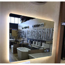750x600mm Rectangle LED Mirror with Motion Sensor Demister Switch Backlit Touch Switch 3 Colours Lighting Frameless