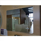 750x600mm Rectangle LED Mirror with Motion Sensor Demister Switch Backlit Touch Switch 3 Colours Lighting Frameless