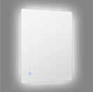 750x600mm Rectangle LED Mirror with Motion Sensor Demister Switch Backlit Touch Switch 3 Colours Lighting Frameless