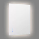 750x600mm Rectangle LED Mirror with Motion Sensor Demister Switch Backlit Touch Switch 3 Colours Lighting Frameless