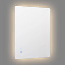750x600mm Rectangle LED Mirror with Motion Sensor Demister Switch Backlit Touch Switch 3 Colours Lighting Frameless