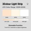 750x600mm Rectangle LED Mirror with Motion Sensor Demister Switch Backlit Touch Switch 3 Colours Lighting Frameless