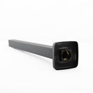 400mm Square Nero Black Ceiling Shower Arm
