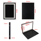 A3 Wooden Kids Art Frame Children Art Black Color Frame Changeable Front Opening Artwork Display - NZHomeware
