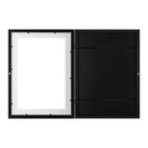 A3 Wooden Kids Art Frame Children Art Black Color Frame Changeable Front Opening Artwork Display - NZHomeware