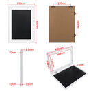 A3 Wooden Kids Art Frame Children Art White Color Frame Changeable Front Opening Artwork Display - NZHomeware