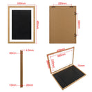 A3 Wooden Kids Art Frame Children Art Wood Color Frame Changeable Front Opening Artwork Display - NZHomeware
