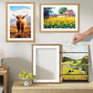 A3 Wooden Kids Art Frame Children Art Wood Color Frame Changeable Front Opening Artwork Display - NZHomeware