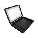 A4 Wooden Kids Art Frame Children Artwork Display Changeable Front Opening Table Stand Black - NZHomeware