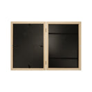 A4 Wooden Kids Art Frame Children Artwork Display Changeable Front Opening Table Stand Light Oak - NZHomeware