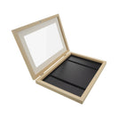 A4 Wooden Kids Art Frame Children Artwork Display Changeable Front Opening Table Stand Light Oak - NZHomeware