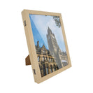 A4 Wooden Kids Art Frame Children Artwork Display Changeable Front Opening Table Stand Light Oak - NZHomeware