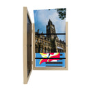 A4 Wooden Kids Art Frame Children Artwork Display Changeable Front Opening Table Stand Light Oak - NZHomeware