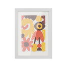 A4 Wooden Kids Art Frame Children Artwork Display Changeable Front Opening Table Stand White - NZHomeware