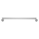 755mm Wall Double Round Towel Rail Rack Holder Stainless Steel Brushed Nickel - NZHomeware
