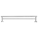 755mm Wall Double Round Towel Rail Rack Holder Stainless Steel Brushed Nickel - NZHomeware
