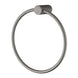 Diamora Luxury Knurled Hand Towel Holder Ring Gunmetal Grey Stainless Steel Bathroom - NZHomeware