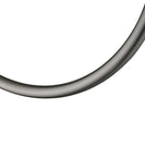 Diamora Luxury Knurled Hand Towel Holder Ring Gunmetal Grey Stainless Steel Bathroom - NZHomeware