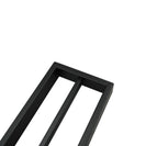 Sample Sale - Omar Nero Black Double Towel Rails 600mm - NZHomeware
