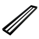 Sample Sale-Omar Nero Black Double Towel Rails 600mm - NZHomeware